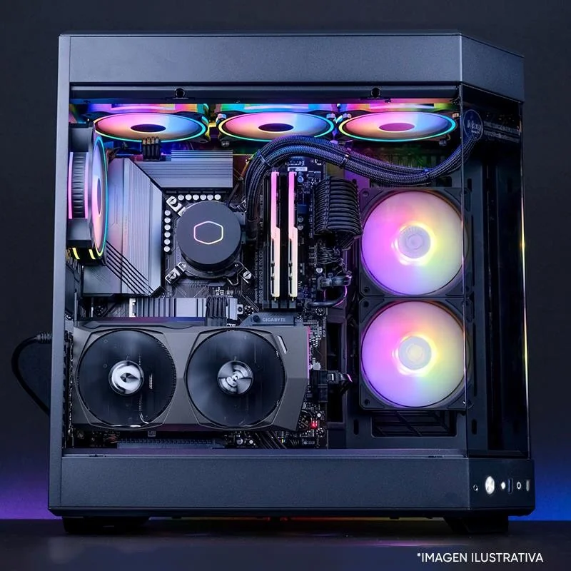 ORDENADOR GAMING HYPE RGB I9 14900K 32 DDR5 2TB NVME REF.LIQ 850W BLACK - Imagen 3