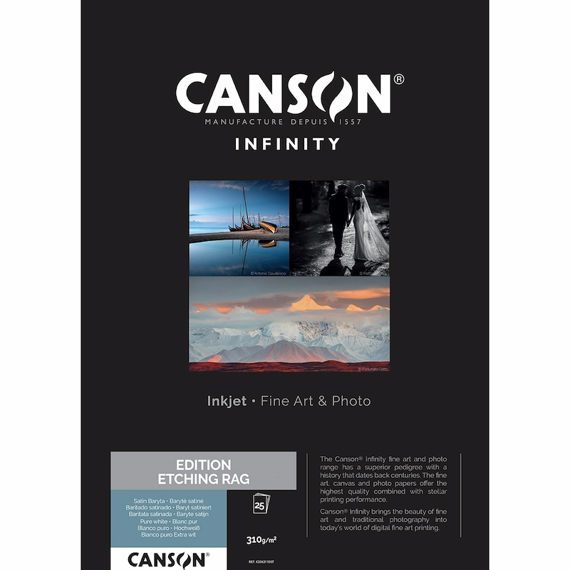 papel canson infinity edition etching rag 310g