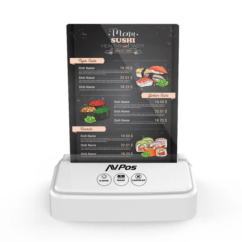 avisador de camareros avpos 3 funciones soporte publicitario