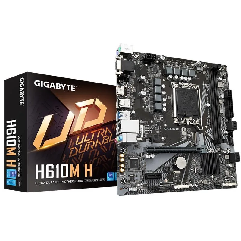 placa base gigabyte gah610mh ddr4 vga hdmi