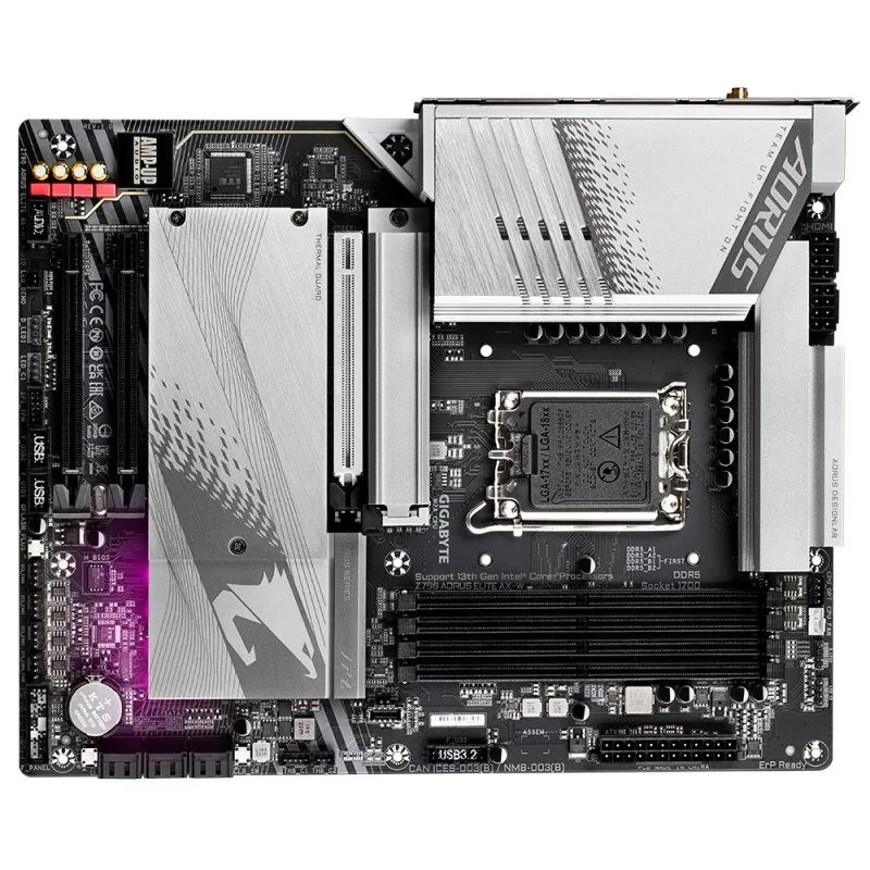 placa base gigabyte gaz790 aorus elite ax x4ddr5 hdmi dp 3