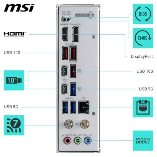 placa base msi b850m gaming plus wifi matx 4xddr5 hdmi dp 3