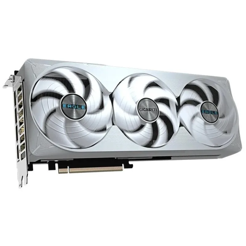 tarjeta de video gigabyte rtx 5070 ti eagle oc 16gb gddr7 white 2