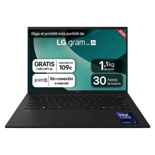 portatil lg gram ultra 7 255h32gb ddr5ssd1tb14 wuxgaw11home