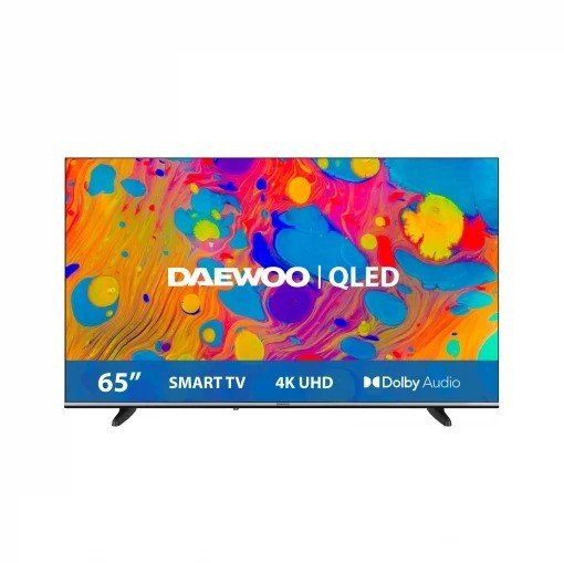 televisor daewoo 65 qled 4k usb smart tv android wifi bluetooth dolby vision hdr10