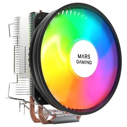 ventilador disipador mars gaming mcpuargb cpu 90mm argb intelamd black