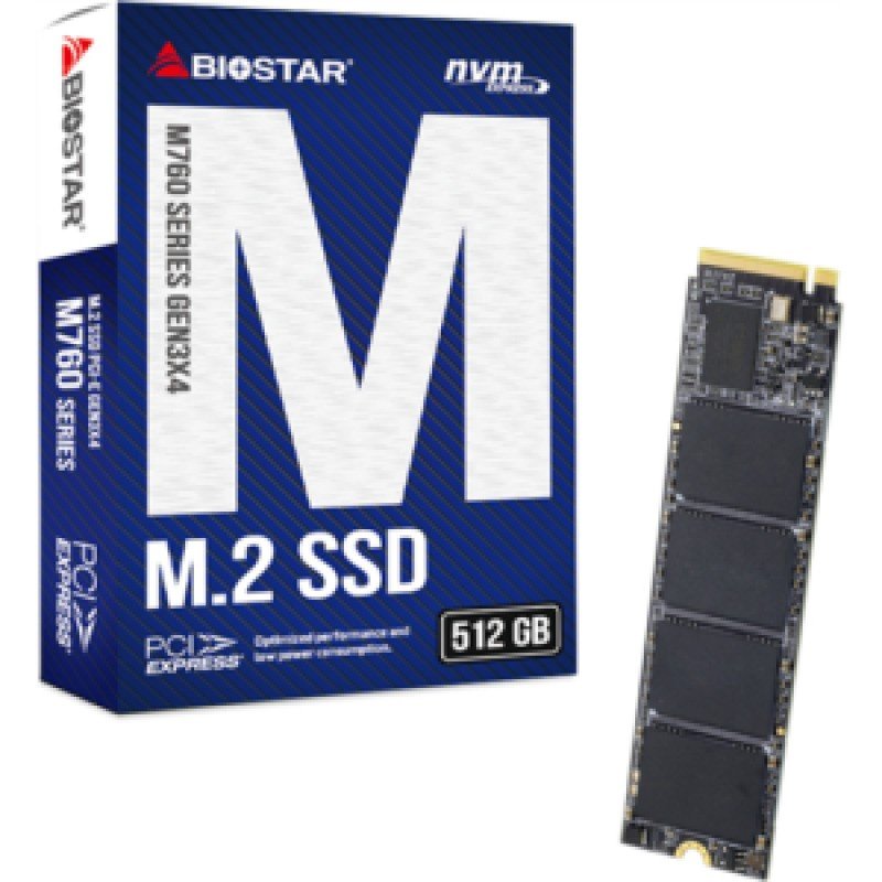 disco duro ssd biostar m760 512gb nvme m2 2280 pcie 40
