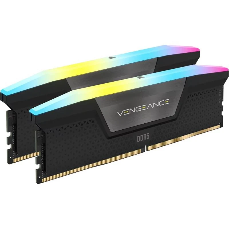 kit memoria ram corsair vengeance 16gb 2x8gb ddr5 5200mhz rgb cl40 black 2