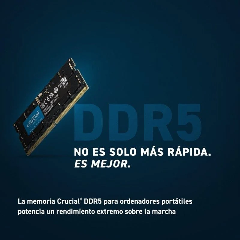 memoria sodimm 16gb crucial ddr5 5600mhz 1 1