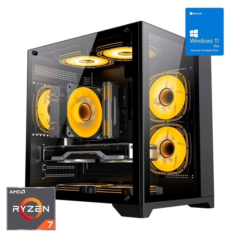ordenador gaming infinity mini rgb ryzen 7 5700g 16gb ssd500 nvme 750w w11pro 4