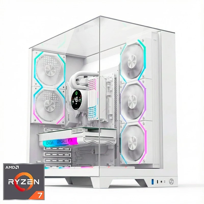 ordenador gaming infinity pro white rgb r7 9800x3d 16gb ddr5 ssd1tb nvme wifi r liq 750w 5