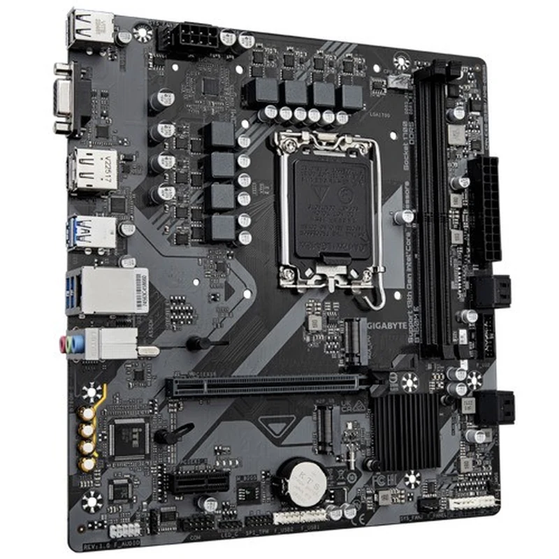 placa base gigabyte b760m e ddr5 matx hdmi dp vga 2 1