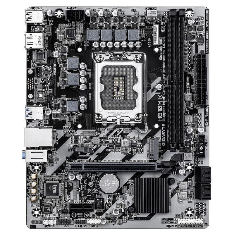placa base gigabyte h810m k hdmi dp 2xddr5 matx 1 1