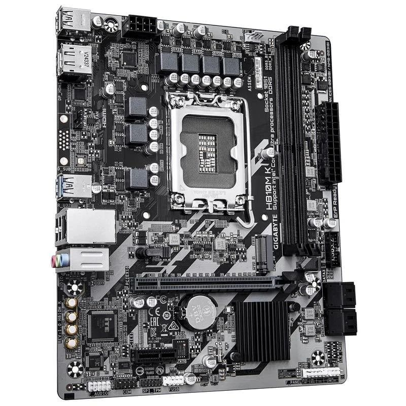 placa base gigabyte h810m k hdmi dp 2xddr5 matx 2 1