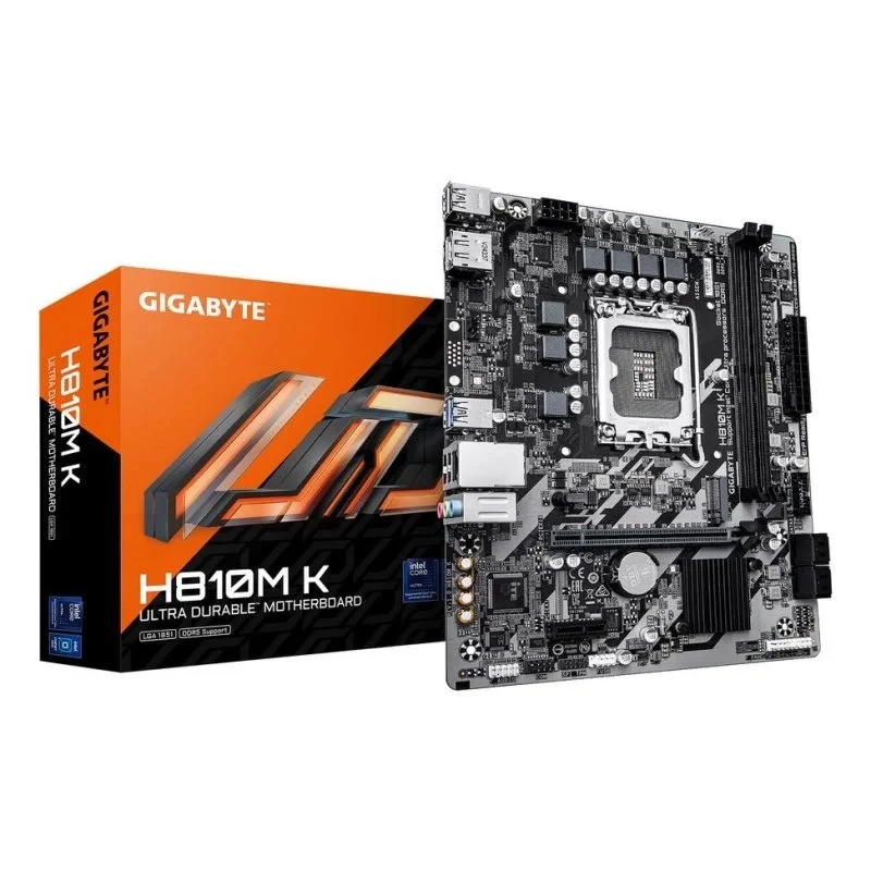 placa base gigabyte h810m k hdmi dp 2xddr5 matx 4