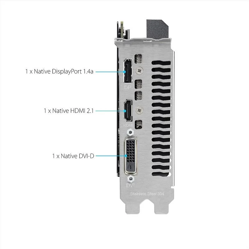 tarjeta de video asus dual nvidia rtx 3050 8gb v2 oc gdrr6 pcie 4 1