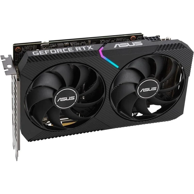 tarjeta de video asus dual nvidia rtx3060 12gb v2 oc hdmi dp gdrr6 pcie 5 1
