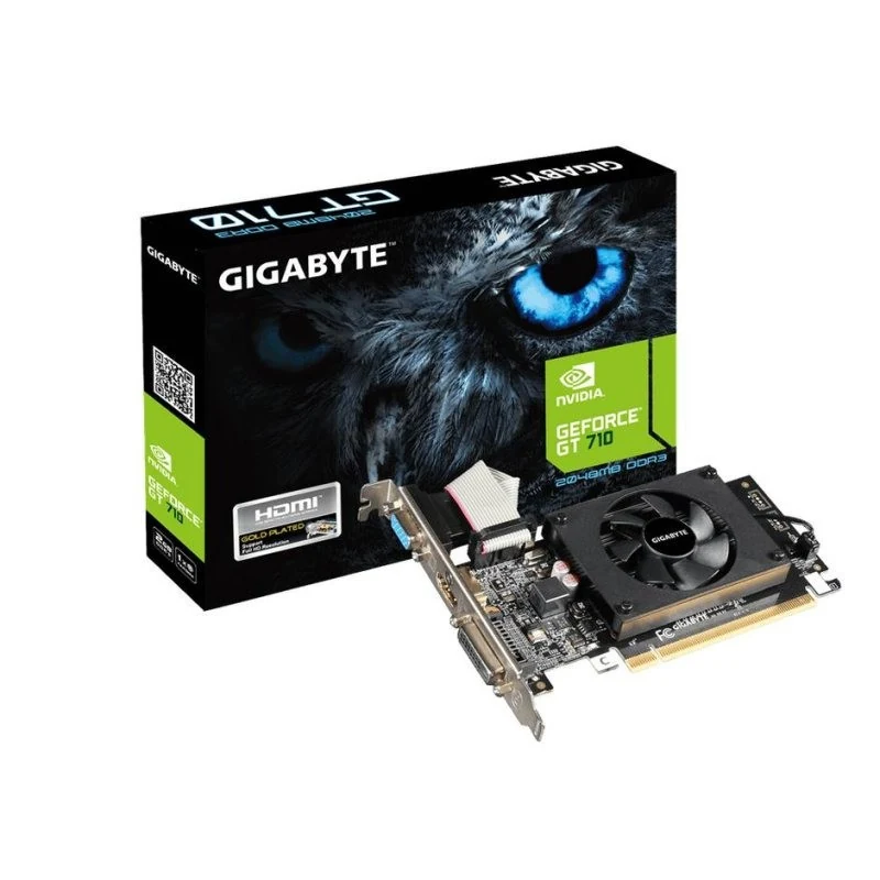 tarjeta de video gigabyte gt 710 2gb vga hdmi dvi 4