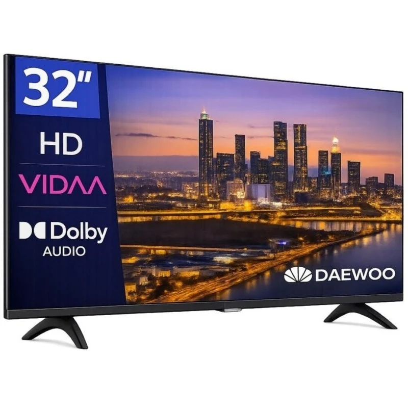 televisor daewoo 32 led hd usb smart tv wifi bluetooth hotel 5